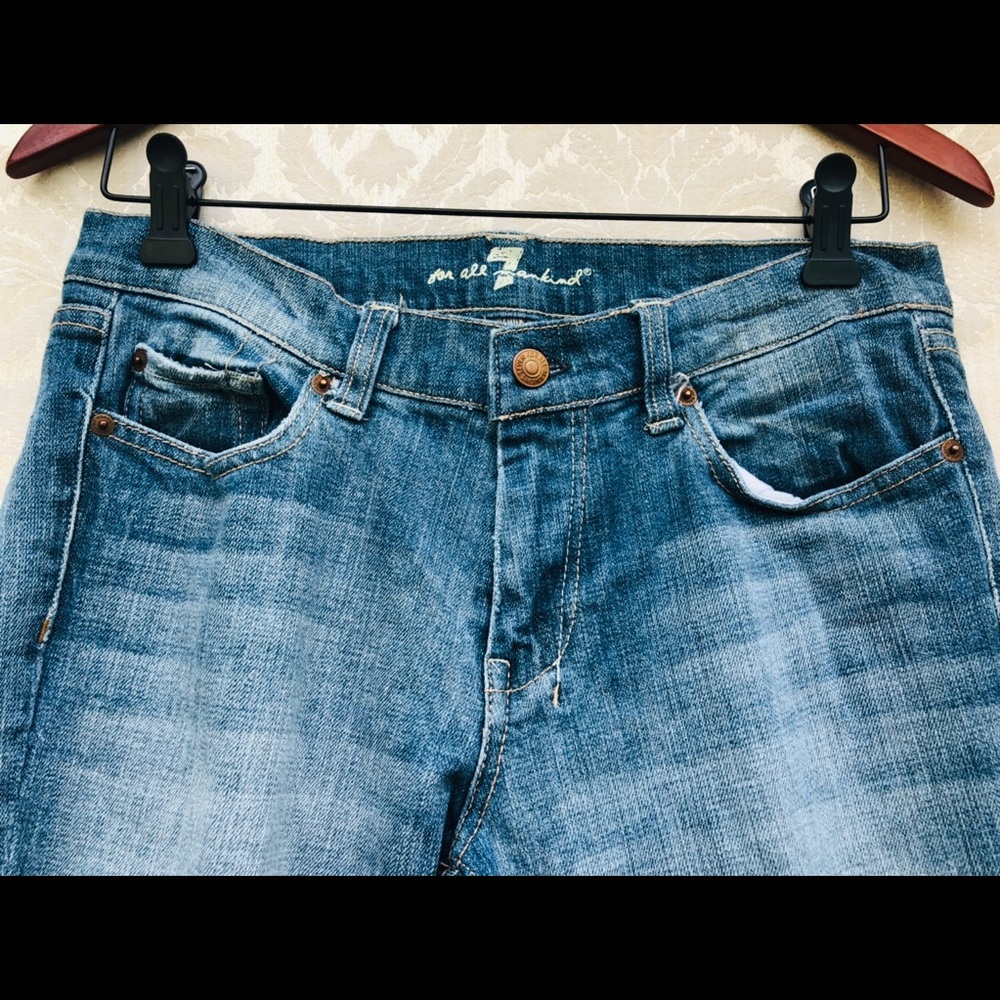 7 for all mankind gradient flared jeans